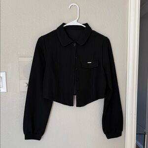 SHEIN Black Cropped Blazer